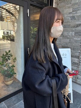 オリーブブラウン/髪質改善トリートメント/寒色ベージュ