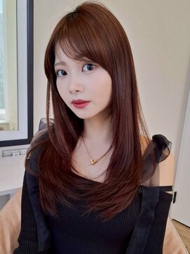 ケーツー エソラ池袋店(K-two) ロングヘア*レイヤーカット*ブラウン*髪質改善トリートメント