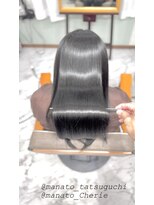 シェリー(Cherie)&nbsp;cut × METEOcoloring × オフブラック