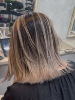 アポロ 横浜駅店(apollo) バレイヤージュ/シャドールーツ/ブリーチカラー/レイヤーカット