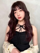 グローアイヴィ 大宮(GLROW IVY)&nbsp;♪顔周り　レイヤー　ブリーチなしダブルカラー　縮毛矯正