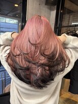 ラフ 難波店(LAFF) バレイヤージュ/シャドウルーツ/ハイライト/レイヤーカット