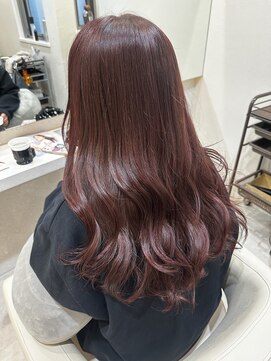 ベル サウス(BHEL south) 津市ロングレイヤーカットハッシュカット透明感カラー重めロング