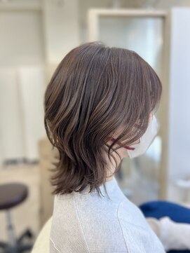 シア 新越谷店(SHEER) ひし形レイヤー×アッシュベージュ