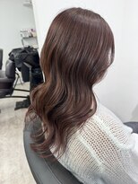 ヘアーサロン ラシア(hair salon Lasia)&nbsp;モカブラウン/ブラウンベージュ/地毛ハイライト/波巻きウェーブ