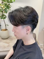 ハレ メンズサロン たまプラーザ(Hale)&nbsp;Haleメンズリバースセンターパートニュアンスパーマたまプラーザ