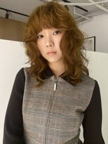 ローレンアオ(LOREN AO)&nbsp;レイヤーカット/ハニーベージュ/ダブルカラー/矢場町