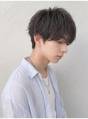 黒髪波巻きツイストスパイラル×フェザーパーマp上尾