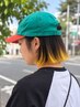 イヤリング/インナー/フェイスフレーミング＋カット＆髪質改善Tr ￥15500