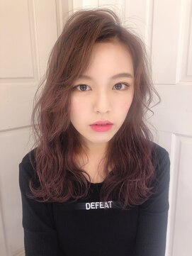 ロンドアベニール 北千住(Lond avenir) 【Lond avenir本田奈穂美】ピンクバイオレットのお洒落ウェーブ