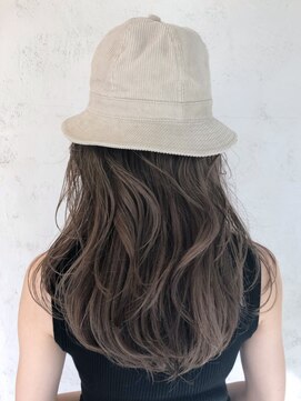 アイティー バイ アルバム 浦和店(IT by ALBUM) ハットベージュ_オリーブカラーハイライトカラー_ba243951