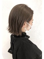 フラヴ(FLEVE) 外ハネミニボブ×艶ブラウン