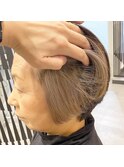 大人のインナーカラー(矢巾)