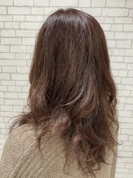 アース 二俣川店(HAIR&MAKE EARTH) ピンクマロンカラー