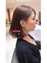 ネイロ 錦糸町(NeiRo)&nbsp;ボブカーキグレージュマッシュショート大人かわいい