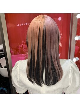 インク 渋谷(INK.) サーモンピンク×パープルピンク