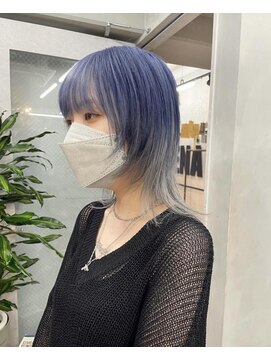 ジーナ(XENA) 【YUI】ブルー×シルバー　デザインカラー