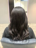 ネオリーブエクラ 上野御徒町店(Neolive eclat)&nbsp;ラベンダーベージュブルーグレージュ韓国ヘアーブルーアッシュ