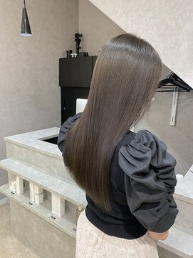 レガシーヘアーデザイン(Legacy hair design) スモーキーブラウン水素カラー