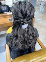 ブレス 横浜(bless)&nbsp;ヘアセットヘアアレンジ結婚式お呼ばれヘア二次会ヘア