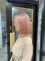 パーク(PAAQ)&nbsp;【paaq田中智大】ハイトーンカラー×ベビーピンク