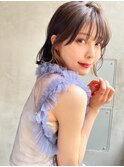 【ARTE表参道/青山】モテ髪ミディアム×ブリーチなし透明感