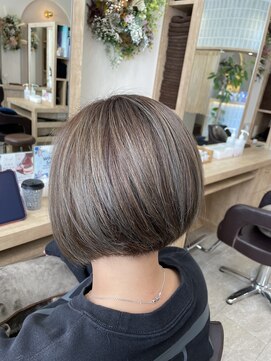 シオン(sion) 白髪ぼかしハイライト/ことりベージュ/20代/30代/40代/50代