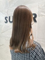 シュガー(SUGAR) ☆髪質改善カラーリング×アプリコットベージュ☆
