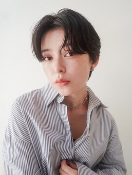 ガーランドギンザ(Garland Ginza) ハンサムショートアッシュブラックメンズライク銀座