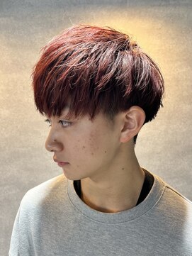 ブラック 渋谷(BLUCK) ブリーチなしRED☆