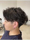 ツイストスパイラルパーマ刈り上げ