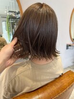 クルニエ(crenier)&nbsp;オリーブブラウン/ぱっつんボブ