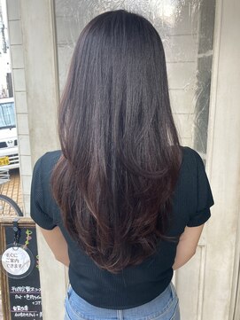 シェノン 赤羽店(CHAINON) 艶感アップ◎暗髪ニュアンスカラーロングヘア20、30代赤羽美容室