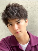 黒髪マッシュナチュラルマッシュメンズヘア韓国ツーブロック