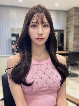 エヌアイ オモテサンドウ(ni omotesando) ☆韓国くびれロングヘア シースルーバング☆