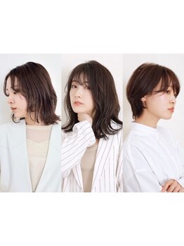 ROOF用賀◆自宅でも、乾かすだけでまとまる再現しやすいスタイルに◎朝のセットも楽に決まる似合わせstyle