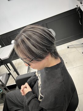 メンズラピス 栄店(Men's Lapis) メンズハイライトメンズバレイヤージュセンターパート