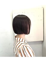 キャンバス バイ ネオリーブ 横浜西口(Canvas by neo.)&nbsp;ボブカット　切りっぱなしボブ　くすみベージュ