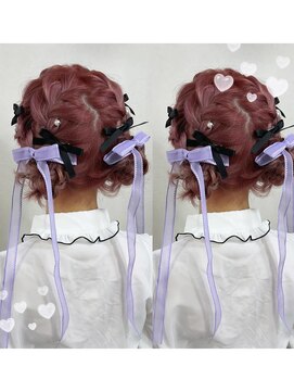 ヘアセット専門店 ナゴミ 池袋店(nagomi) 編み込みツインお団子