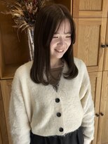 リコ(liko) レイヤーカット × オリーブカラー