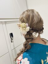 ケンジ 平塚 アネッタ(KENJE annetta)&nbsp;卒業式袴着付け　ヘアセット