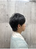 マッシュ短髪ツーブロックモテる束感モテ髪イケメン黒髪ビジネス