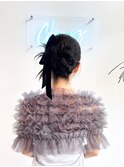 ヘアアレンジヘアセット韓国カチモリヘア