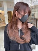 ワンホン内巻きロングレイヤー