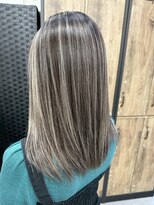 アミリー ひたち野うしく店(Amily)&nbsp;ハイライトバレイヤージュダブルカラーケアブリーチ30代40代