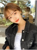 【GEEKS渋谷】耳かけショートボブ/シースルーバング/20代30代/夏