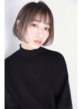 ボヌール 西宮北口(Bonheur) 【西宮北口】インナーカラーでニュアンスデザイン小顔ボブ