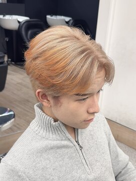 メンズペレ 渋谷(MEN'S PELE) MEN’S HAIR/ブルーブラック/フェザーパーマ/渋谷