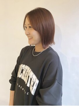 アニューヘアー 長束店(ANEW hair) Pink,orange 暖色カラー