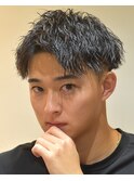 MEN’S HAIR/波巻きツイストスパイラル/フェザーパーマ/都島/J